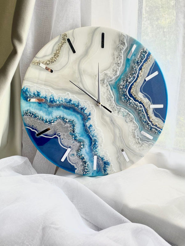 CRYSTAL ART WALL CLOCK