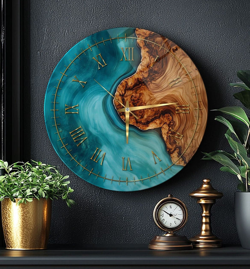 24" modern clocks