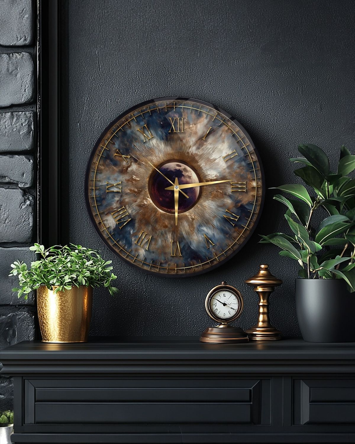 24" designer clock1